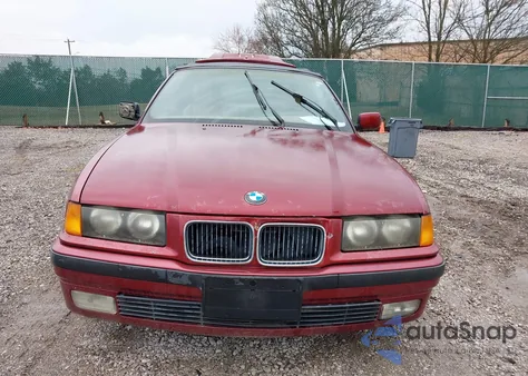 1996 BMW 328 Ic Automatic z USA, uszkodzony, nr VIN WBABK8325TET91746